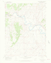 Juniper Hot Springs Colorado Historical topographic map, 1:24000 scale, 7.5 X 7.5 Minute, Year 1966