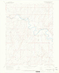 Juniper Hot Springs Colorado Historical topographic map, 1:24000 scale, 7.5 X 7.5 Minute, Year 1966