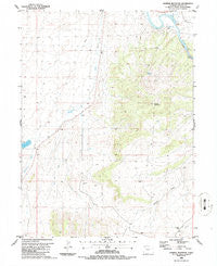 Juniper Mountain Colorado Historical topographic map, 1:24000 scale, 7.5 X 7.5 Minute, Year 1986