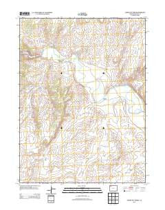 Juniper Hot Springs Colorado Historical topographic map, 1:24000 scale, 7.5 X 7.5 Minute, Year 2013