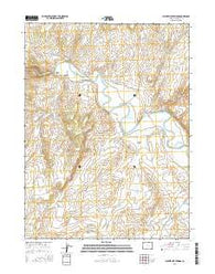 Juniper Hot Springs Colorado Current topographic map, 1:24000 scale, 7.5 X 7.5 Minute, Year 2016