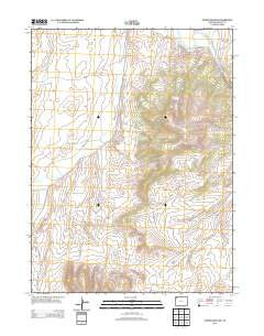 Juniper Mountain Colorado Historical topographic map, 1:24000 scale, 7.5 X 7.5 Minute, Year 2013