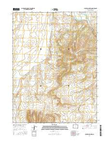 Juniper Mountain Colorado Current topographic map, 1:24000 scale, 7.5 X 7.5 Minute, Year 2016