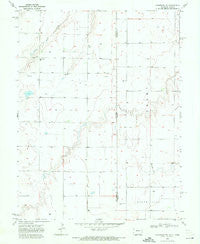 Kanorado NE Colorado Historical topographic map, 1:24000 scale, 7.5 X 7.5 Minute, Year 1969