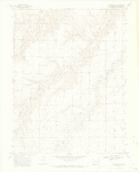 Kanorado NW Colorado Historical topographic map, 1:24000 scale, 7.5 X 7.5 Minute, Year 1969