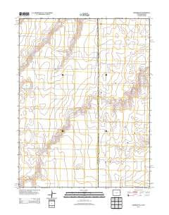 Kanorado NE Colorado Historical topographic map, 1:24000 scale, 7.5 X 7.5 Minute, Year 2013