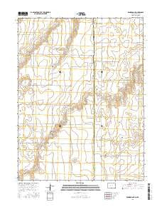 Kanorado NE Colorado Current topographic map, 1:24000 scale, 7.5 X 7.5 Minute, Year 2016