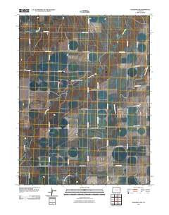 Kanorado NW Colorado Historical topographic map, 1:24000 scale, 7.5 X 7.5 Minute, Year 2010