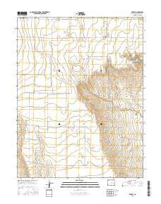 Karval Colorado Current topographic map, 1:24000 scale, 7.5 X 7.5 Minute, Year 2016