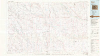 Karval Colorado Historical topographic map, 1:100000 scale, 30 X 60 Minute, Year 1984