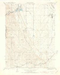 Kassler Colorado Historical topographic map, 1:24000 scale, 7.5 X 7.5 Minute, Year 1945