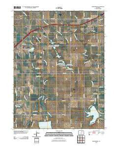 Keenesburg Colorado Historical topographic map, 1:24000 scale, 7.5 X 7.5 Minute, Year 2010