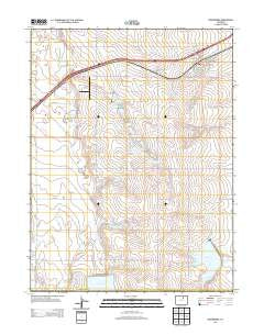 Keenesburg Colorado Historical topographic map, 1:24000 scale, 7.5 X 7.5 Minute, Year 2013