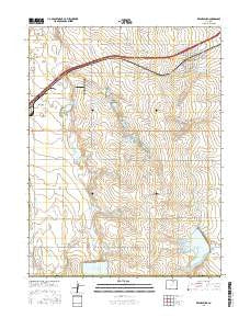 Keenesburg Colorado Current topographic map, 1:24000 scale, 7.5 X 7.5 Minute, Year 2016