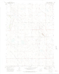 Keota NW Colorado Historical topographic map, 1:24000 scale, 7.5 X 7.5 Minute, Year 1972