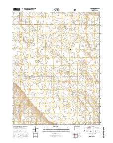 Keota SE Colorado Current topographic map, 1:24000 scale, 7.5 X 7.5 Minute, Year 2016