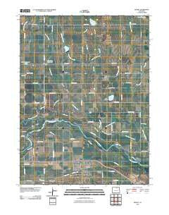 Kersey Colorado Historical topographic map, 1:24000 scale, 7.5 X 7.5 Minute, Year 2010