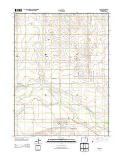 Kersey Colorado Historical topographic map, 1:24000 scale, 7.5 X 7.5 Minute, Year 2013