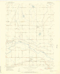 Kersey Colorado Historical topographic map, 1:24000 scale, 7.5 X 7.5 Minute, Year 1950