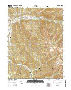 Keystone Colorado Current topographic map, 1:24000 scale, 7.5 X 7.5 Minute, Year 2016