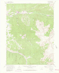 Keystone Colorado Historical topographic map, 1:24000 scale, 7.5 X 7.5 Minute, Year 1958