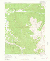 Keystone Colorado Historical topographic map, 1:24000 scale, 7.5 X 7.5 Minute, Year 1958