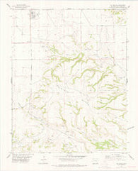 Kim South Colorado Historical topographic map, 1:24000 scale, 7.5 X 7.5 Minute, Year 1978