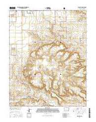 Kim South Colorado Current topographic map, 1:24000 scale, 7.5 X 7.5 Minute, Year 2016