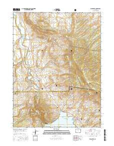 King Creek Colorado Current topographic map, 1:24000 scale, 7.5 X 7.5 Minute, Year 2016