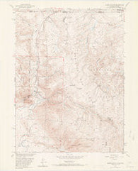 Kings Canyon Colorado Historical topographic map, 1:24000 scale, 7.5 X 7.5 Minute, Year 1950