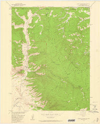 Kings Canyon Colorado Historical topographic map, 1:24000 scale, 7.5 X 7.5 Minute, Year 1950