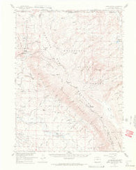 Kings Canyon Colorado Historical topographic map, 1:62500 scale, 15 X 15 Minute, Year 1955