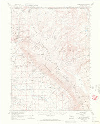 Kings Canyon Colorado Historical topographic map, 1:62500 scale, 15 X 15 Minute, Year 1955