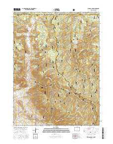 Kings Canyon Colorado Current topographic map, 1:24000 scale, 7.5 X 7.5 Minute, Year 2016
