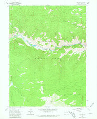 Kinikinik Colorado Historical topographic map, 1:24000 scale, 7.5 X 7.5 Minute, Year 1962