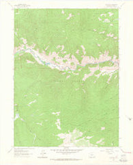 Kinikinik Colorado Historical topographic map, 1:24000 scale, 7.5 X 7.5 Minute, Year 1962