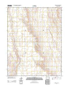 Kinney Lake Colorado Historical topographic map, 1:24000 scale, 7.5 X 7.5 Minute, Year 2013