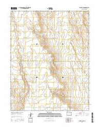 Kinney Lake Colorado Current topographic map, 1:24000 scale, 7.5 X 7.5 Minute, Year 2016