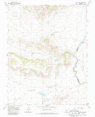 Kiowa Hill Colorado Historical topographic map, 1:24000 scale, 7.5 X 7.5 Minute, Year 1967