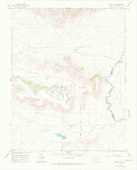 Kiowa Hill Colorado Historical topographic map, 1:24000 scale, 7.5 X 7.5 Minute, Year 1967