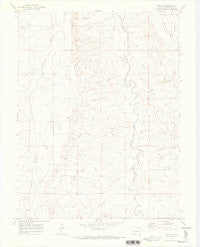 Kiowa NE Colorado Historical topographic map, 1:24000 scale, 7.5 X 7.5 Minute, Year 1970