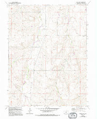 Kiowa NW Colorado Historical topographic map, 1:24000 scale, 7.5 X 7.5 Minute, Year 1970