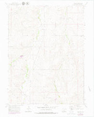 Kiowa NW Colorado Historical topographic map, 1:24000 scale, 7.5 X 7.5 Minute, Year 1970