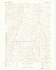 Kiowa NW Colorado Historical topographic map, 1:24000 scale, 7.5 X 7.5 Minute, Year 1970
