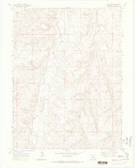 Kiowa NW Colorado Historical topographic map, 1:24000 scale, 7.5 X 7.5 Minute, Year 1970
