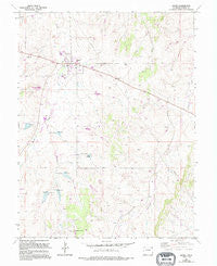 Kiowa Colorado Historical topographic map, 1:24000 scale, 7.5 X 7.5 Minute, Year 1970
