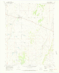 Kiowa Colorado Historical topographic map, 1:24000 scale, 7.5 X 7.5 Minute, Year 1970