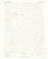 Kiowa Colorado Historical topographic map, 1:24000 scale, 7.5 X 7.5 Minute, Year 1970