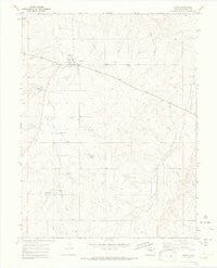 Kiowa Colorado Historical topographic map, 1:24000 scale, 7.5 X 7.5 Minute, Year 1970
