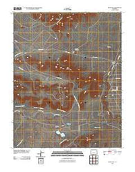 Kiowa Hill Colorado Historical topographic map, 1:24000 scale, 7.5 X 7.5 Minute, Year 2010